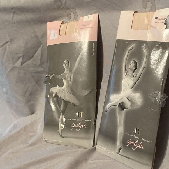 ABT Spotlight Pink Girl's Ballet Tights (Size L)  2 Pairs - Picture 2 of 4